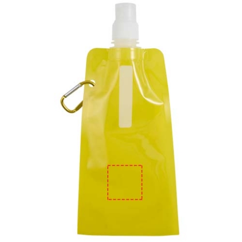 Sipzy 480 ml faltbare Wasserflasche - gelb – Bild 6
