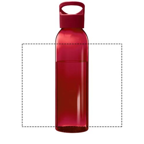 Sky 650 ml Sportflasche aus recyceltem Kunststoff - rot – Bild 8