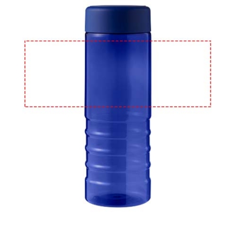 H2O Active® Eco Treble 750 ml Sportflasche mit Drehdeckel - blau / blau – Bild 8