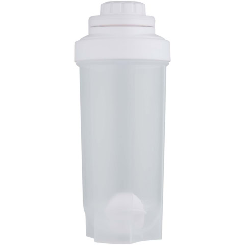 Forza 700 ml Sportflasche mit Shakerball - weiss - Vorderseite