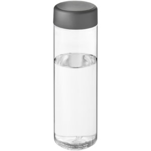 H2O Active® Vibe 850 ml Sportflasche mit Drehdeckel – transparent / storm grey