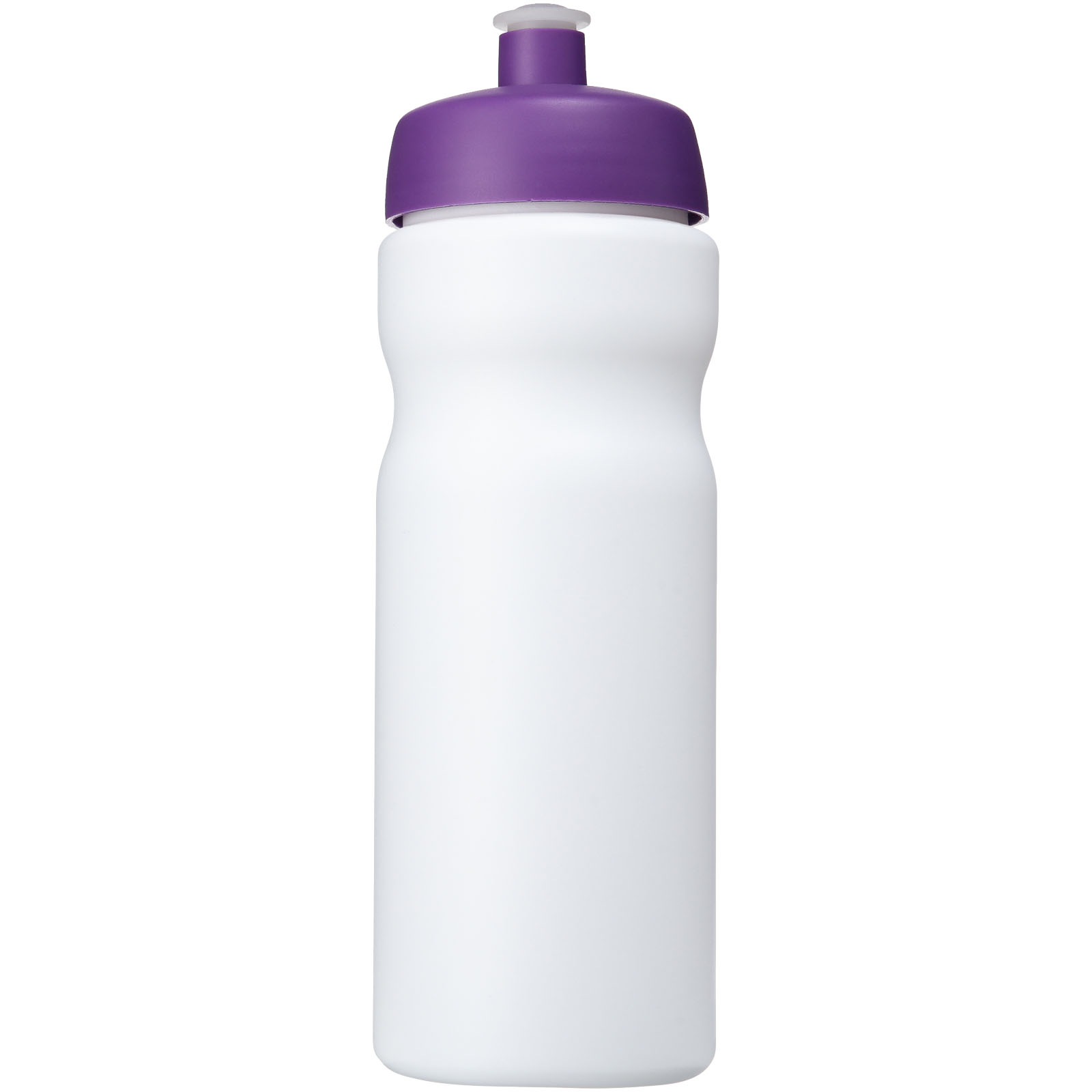 Baseline® Plus 650 ml Sportflasche - weiss - Vorderseite