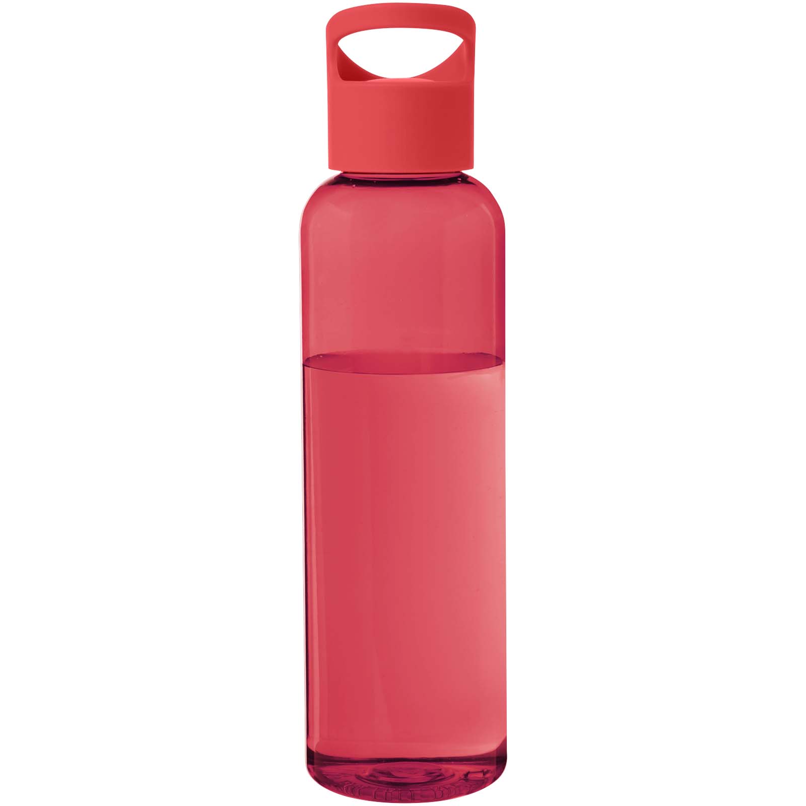 Sky 650 ml Sportflasche aus recyceltem Kunststoff - rot - Vorderseite