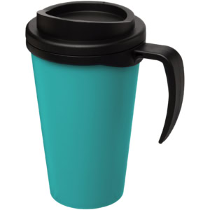 Americano® Grande 350 ml Isolierbecher – aquablau / schwarz