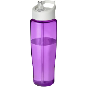 H2O Active® Tempo 700 ml Sportflasche mit Ausgussdeckel – lila / weiss