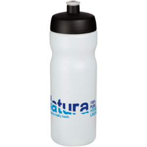 Baseline® Plus 650 ml Sportflasche - transparent - Logo 1