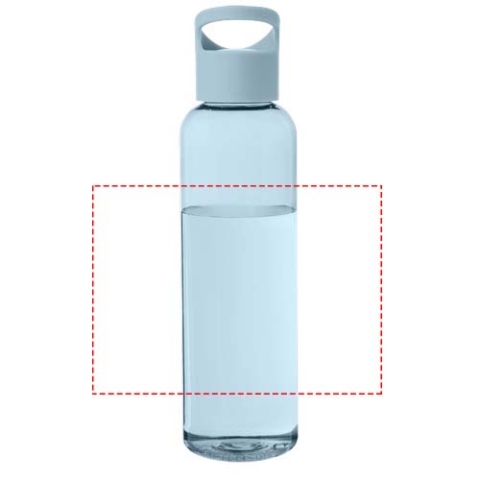 Sky 650 ml Sportflasche aus recyceltem Kunststoff - wolkenblau – Bild 6
