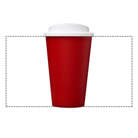 Americano® 350 ml Isolierbecher - rot / weiss – Bild 7