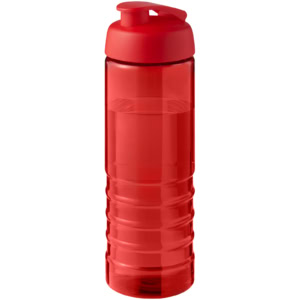 H2O Active® Eco Treble 750 ml Sportflasche mit Stülpdeckel – rot / rot