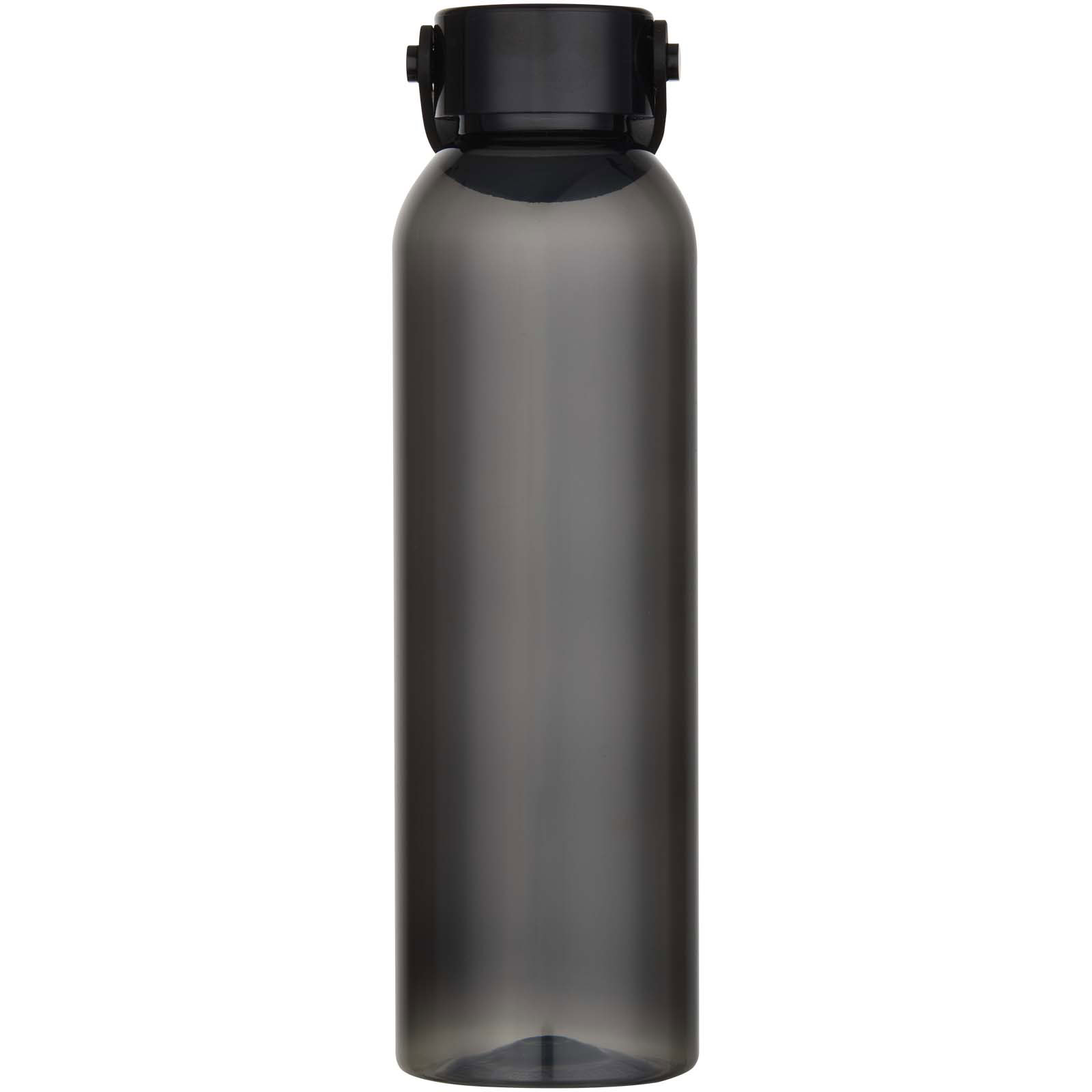 Alti 630 ml RCS-zertifizierte Trinkflasche aus recyceltem Kunststoff - schwarz - Vorderseite
