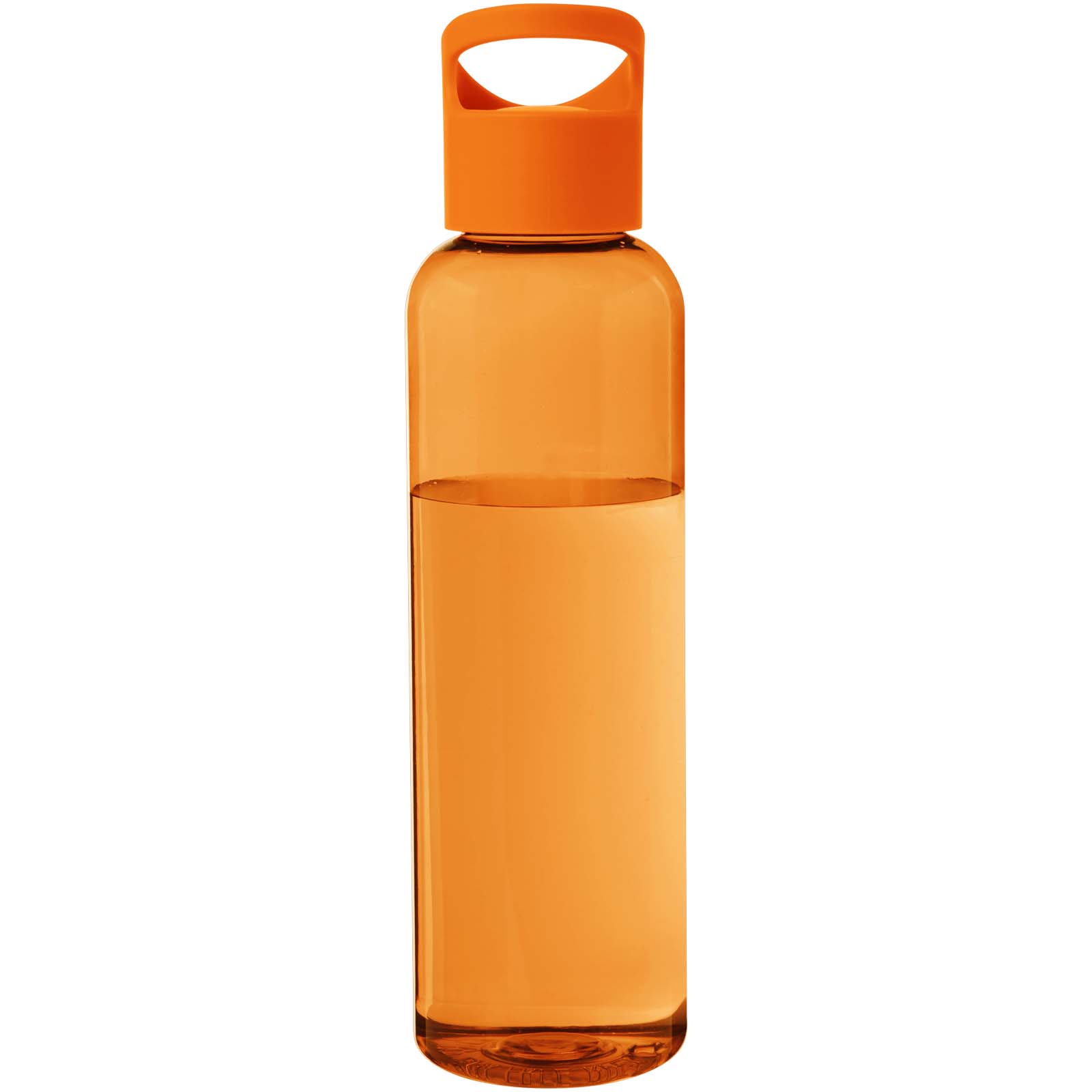 Sky 650 ml Sportflasche aus recyceltem Kunststoff - orange - Vorderseite