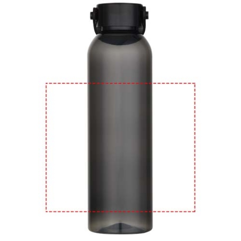 Alti 630 ml RCS-zertifizierte Trinkflasche aus recyceltem Kunststoff - schwarz – Bild 7