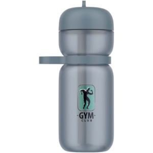 Mepal 600 ml Flip Sportflasche - blau - Logo 1