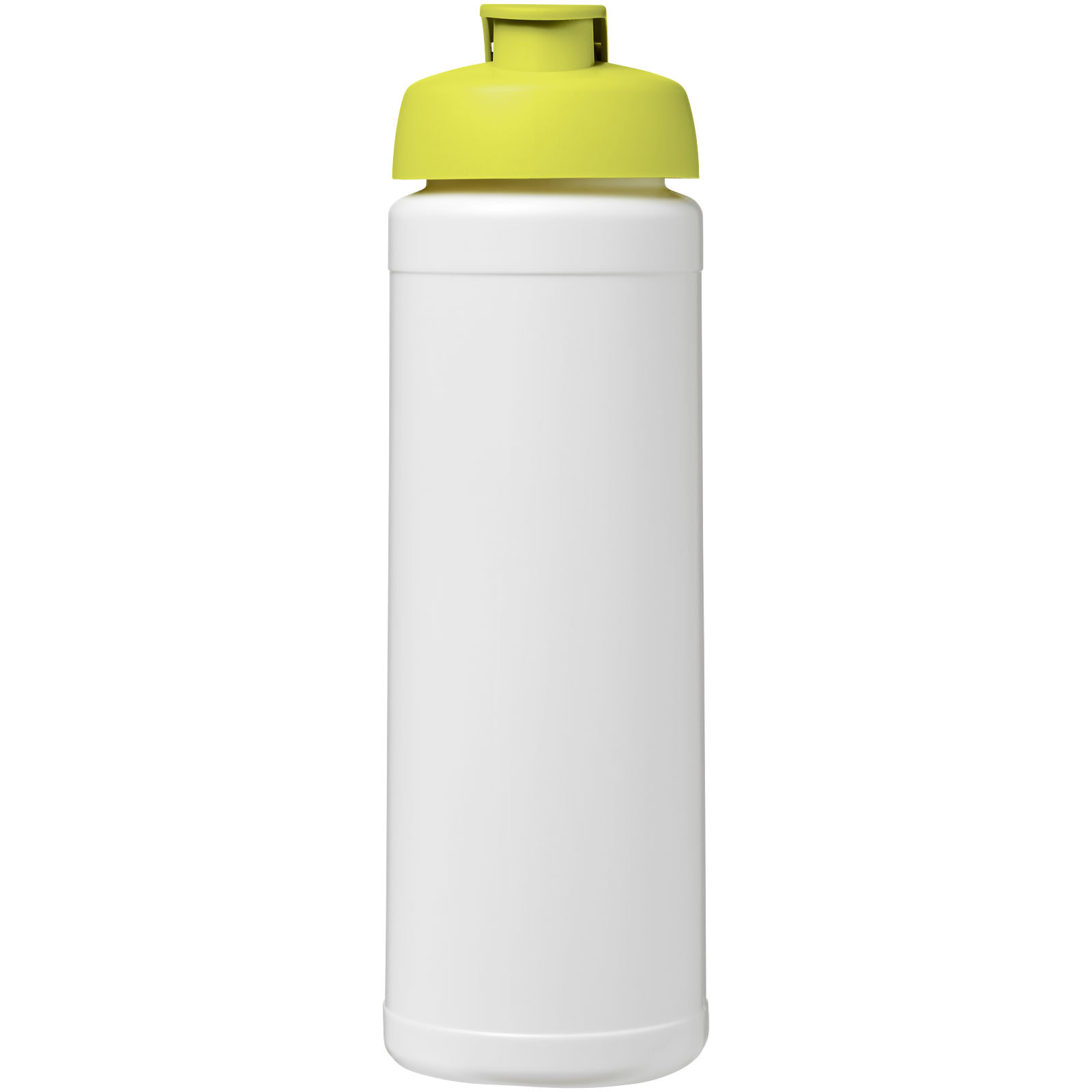 Baseline® Plus 750 ml Flasche mit Klappdeckel - weiss - Vorderseite