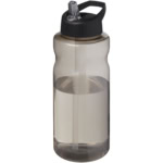 H2O Active® Eco Big Base 1L Sportflasche mit Ausgussdeckel - kohle - Hauptfoto