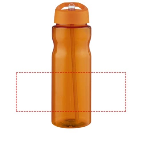 H2O Active® Base 650 ml Sportflasche mit Ausgussdeckel - orange / orange – Bild 6