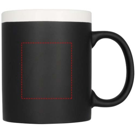 Chalk-write 330 ml Keramiktasse - weiss – Bild 8