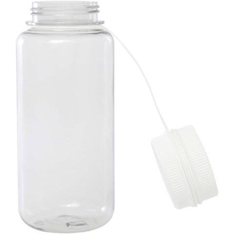 Ryder 900 ml RCS-zertifizierte RPET-Sportflasche mit Multifunktionsdeckel - weiss - Extra 2