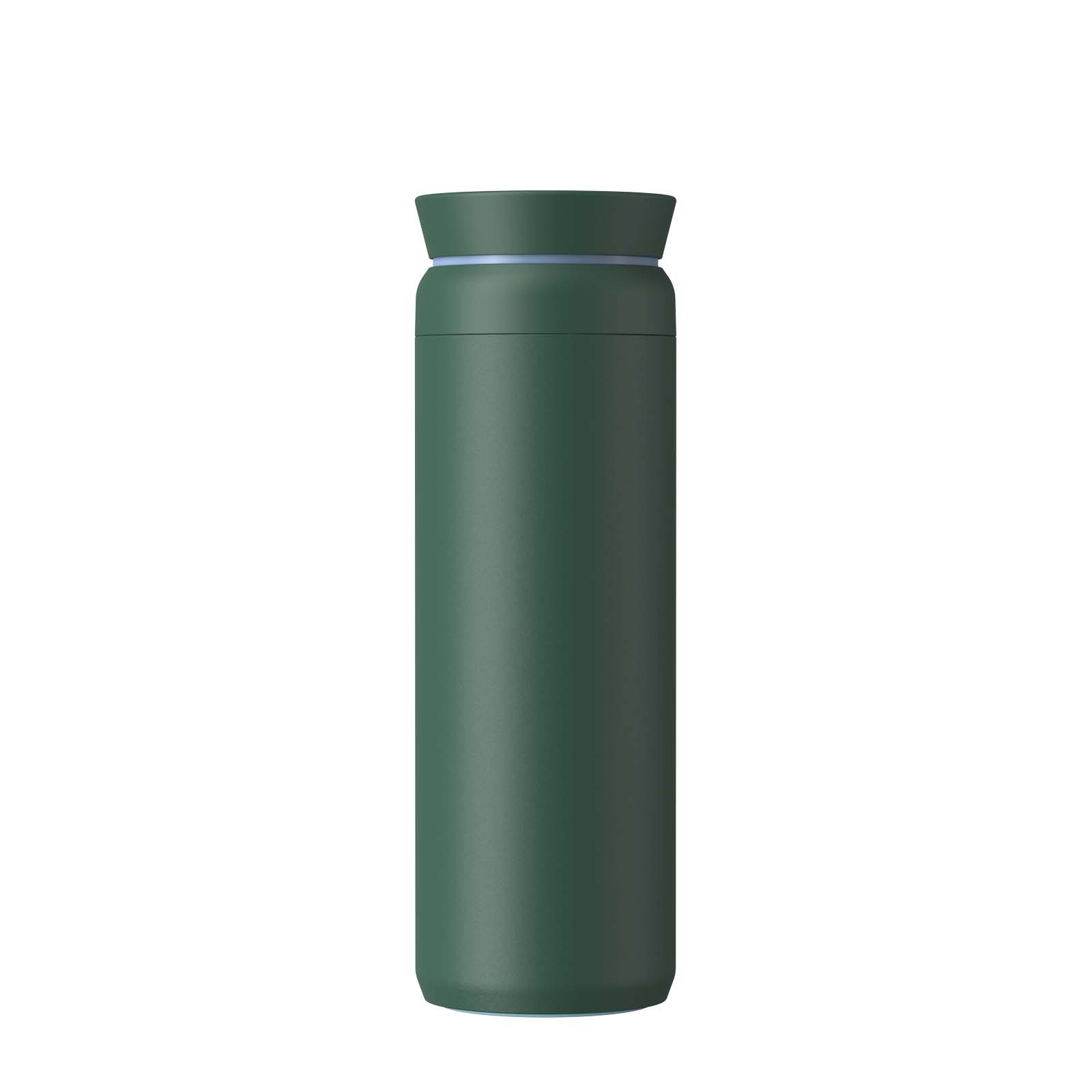 Ocean Bottle Peak Brew 590 ml Becher aus recyceltem Edelstahl - waldgrün - Rückseite
