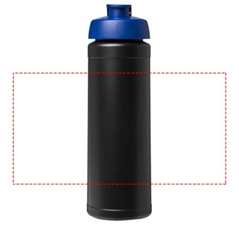 Baseline® Plus 750 ml Flasche mit Klappdeckel - schwarz / blau – Bild 5