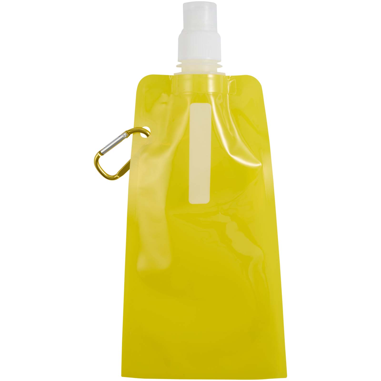 Sipzy 480 ml faltbare Wasserflasche - gelb - Vorderseite