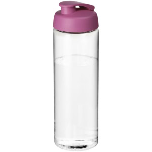 H2O Active® Vibe 850 ml Sportflasche mit Klappdeckel – transparent / rosa