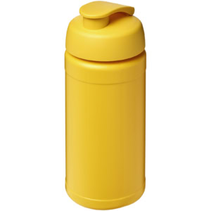 Baseline® Plus 500 ml Sportflasche mit Klappdeckel – gelb