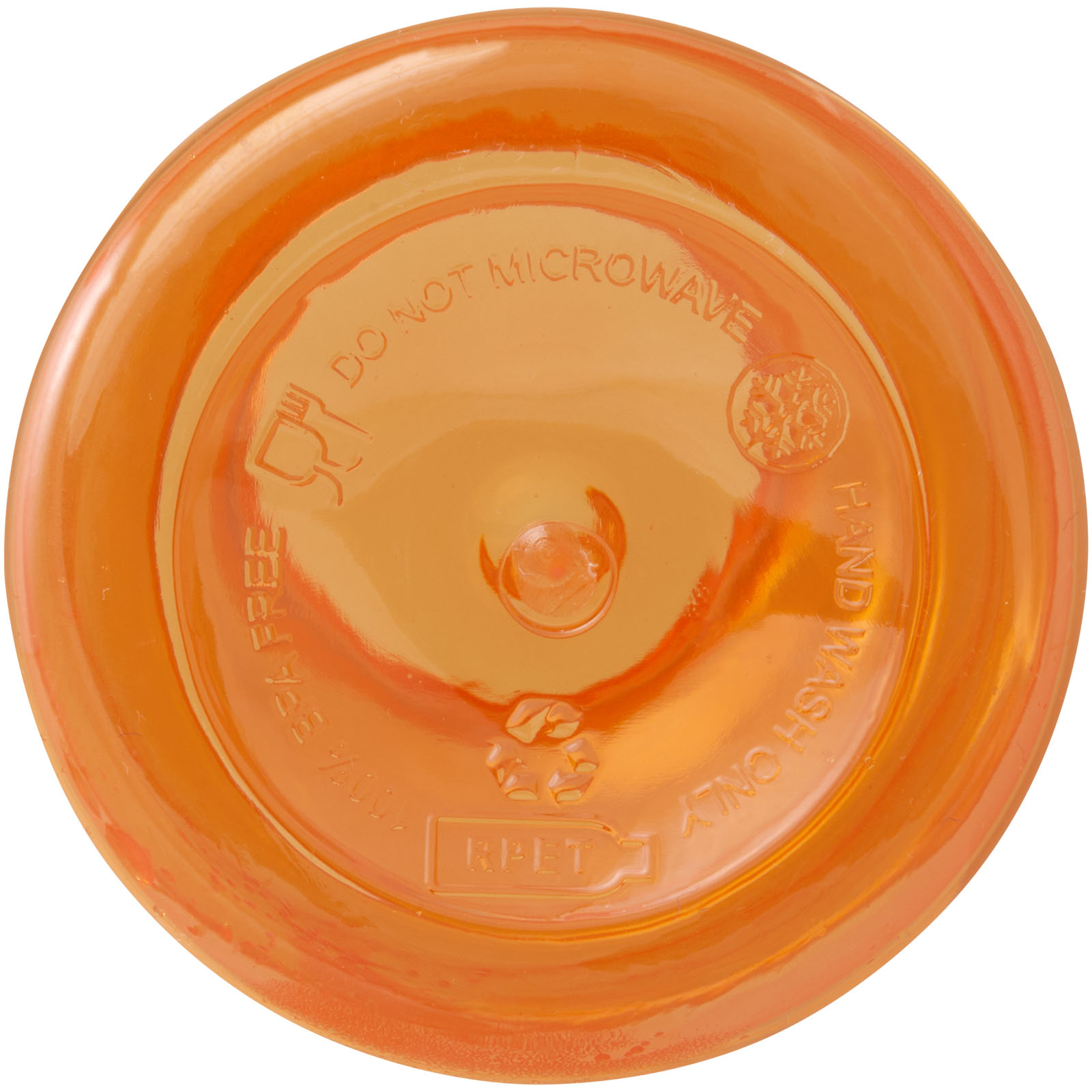 Oregon 400 ml RCS-zertifizierte Trinkflasche aus recyceltem Kunststoff mit Karabiner - orange - Extra 1