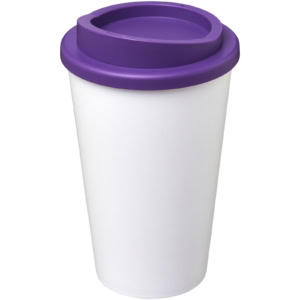 Americano® 350 ml Isolierbecher – weiss / lila