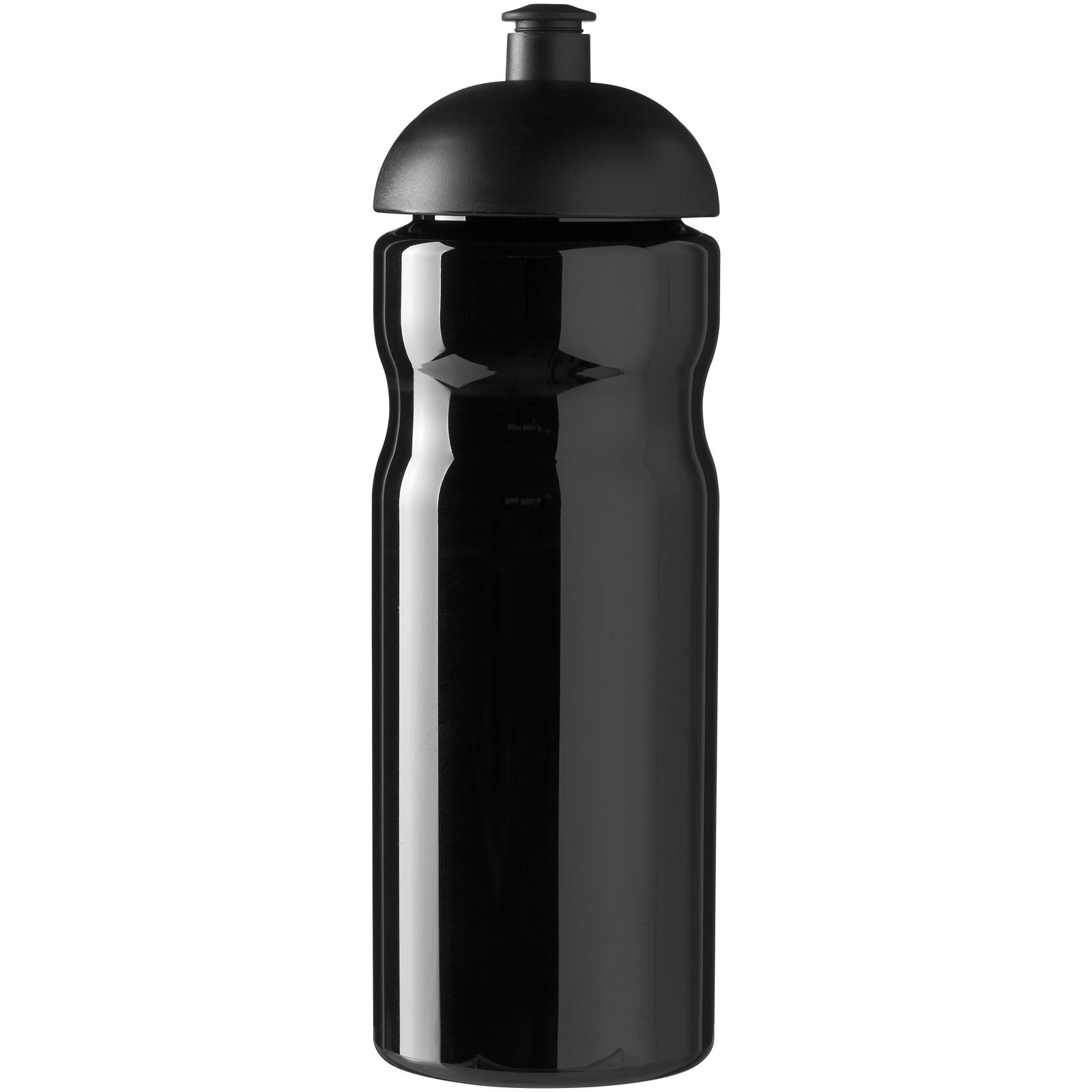 H2O Active® Base 650 ml Sportflasche mit Stülpdeckel - schwarz - Vorderseite