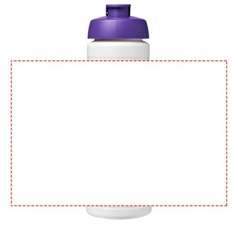 Baseline® Plus 750 ml Flasche mit Klappdeckel - weiss / lila – Bild 6