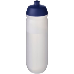 HydroFlex™ Clear 750 ml Squeezy Sportflasche – blau / klar mattiert