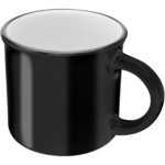 Bari Keramiktasse 240 ml mit glänzender Oberfläche - schwarz - Hauptfoto