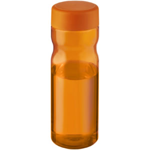 H2O Active® Eco Base 650 ml Sportflasche mit Drehdeckel – orange / orange