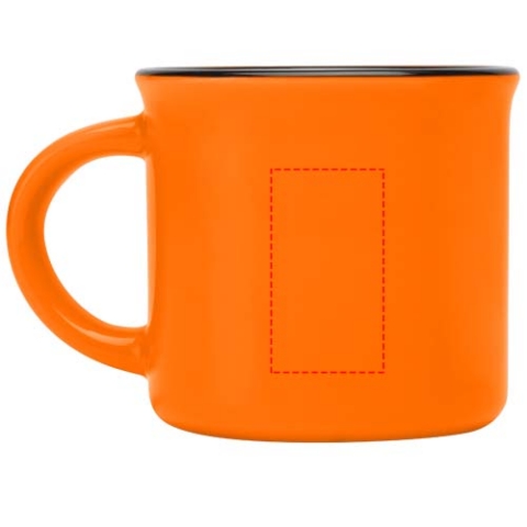 Bari Keramiktasse 240 ml mit glänzender Oberfläche - orange – Bild 9