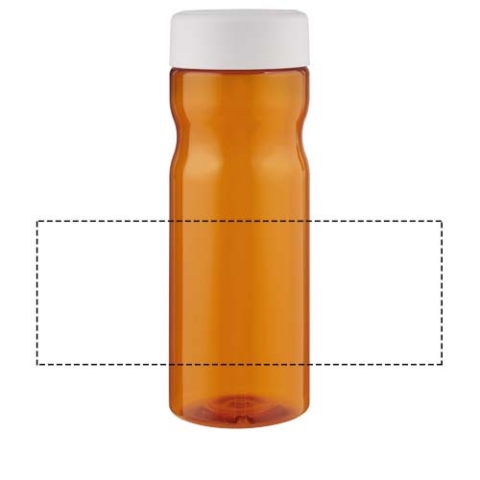 H2O Active® Eco Base 650 ml Sportflasche mit Drehdeckel - orange / weiss – Bild 9