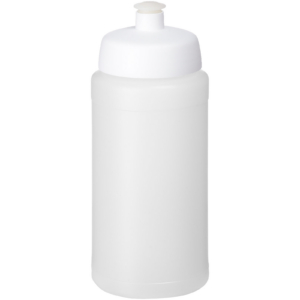 Baseline® Plus 500 ml Flasche mit Sportdeckel – transparent / weiss