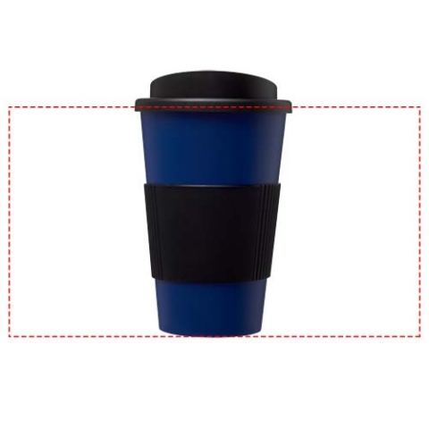 Americano® 350 ml Isolierbecher mit Schutzring - blau / schwarz – Bild 9