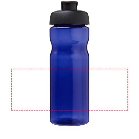 H2O Active® Eco POP Base 650 ml Sportflasche mit Klappdeckel - blau / schwarz – Bild 8