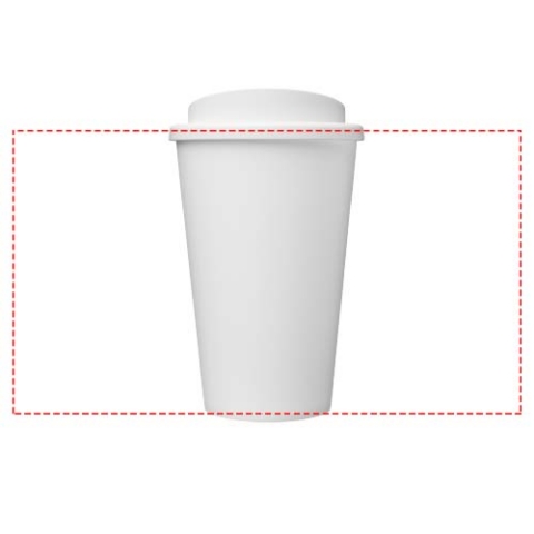 Americano® Eco 350 ml recycelter Becher - weiss – Bild 7