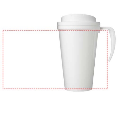 Brite-Ameriano® Grande 350 ml Isolierbecher mit auslaufsicherem Schraubverschluss - weiss – Bild 7