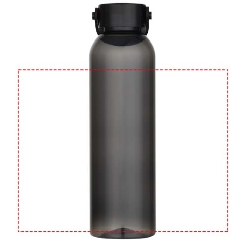 Alti 630 ml RCS-zertifizierte Trinkflasche aus recyceltem Kunststoff - schwarz – Bild 9