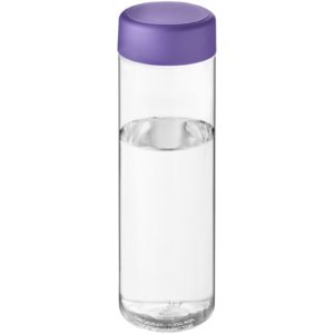 H2O Active® Vibe 850 ml Sportflasche mit Drehdeckel – transparent / lila