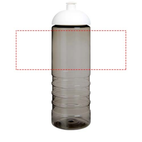 H2O Active® Eco Treble 750 ml Sportflasche mit Stülpdeckel - kohle / weiss – Bild 5