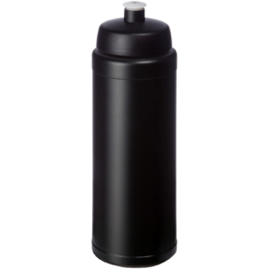 Baseline® Plus grip 750 ml Sportflasche mit Sportdeckel – schwarz