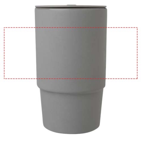Carter 450 ml Keramiktasse mit Kunststoffdeckel - grau – Bild 8