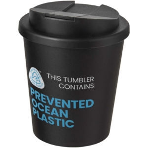 Americano® Espresso POP 250 ml Becher mit auslaufsicherem Deckel - schwarz - Logo 1