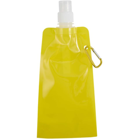 Sipzy 480 ml faltbare Wasserflasche - gelb - Rückseite