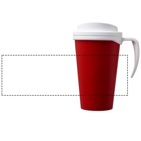 Americano® Grande 350 ml Isolierbecher - rot / weiss – Bild 8