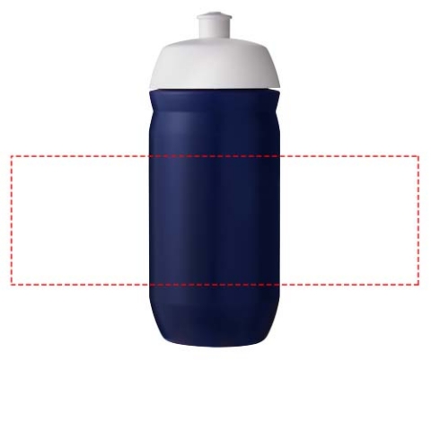 HydroFlex™ 500 ml Squeezy Sportflasche - weiss / blau – Bild 7